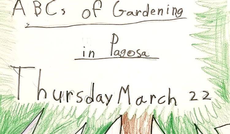 “ABCs of Gardening in Pagosa Springs” book release party!