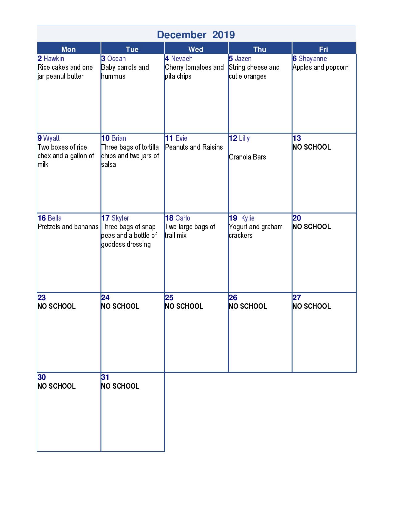 snack-calendars-pagosa-peak-open-school