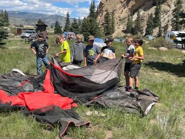 PPOS students begin project with camping in Creede